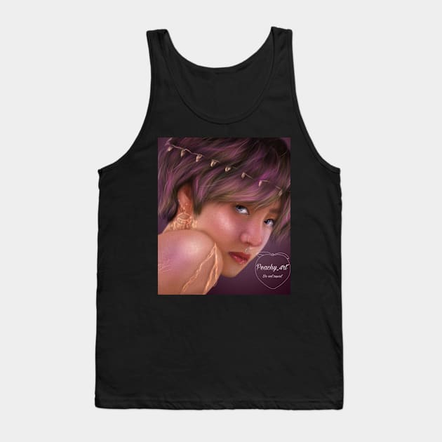 Purple Taehyung Tank Top by Peachy_4rt